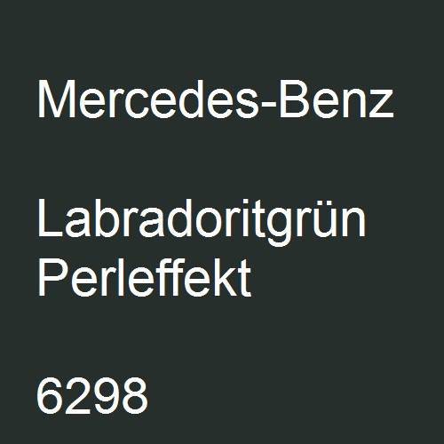 Mercedes-Benz, Labradoritgrün Perleffekt, 6298.